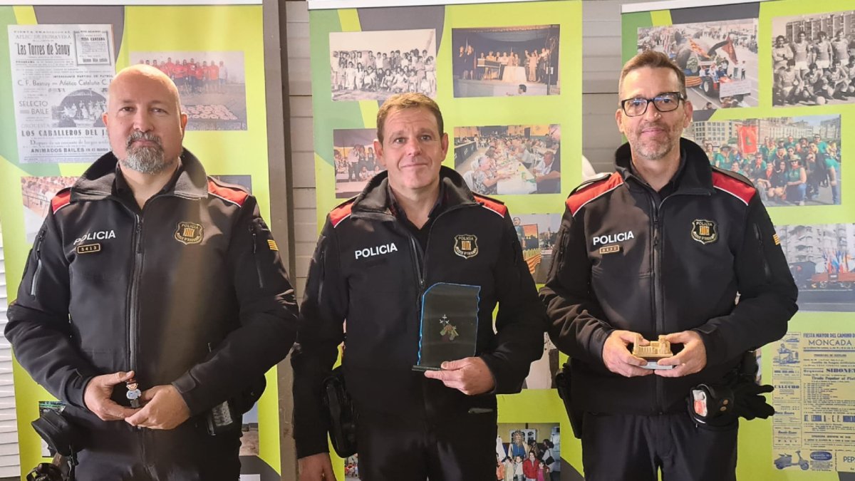 Reconeixement als agents que patrullen per l'Horta de Lleida - MOSSOS D’ESQUADRA