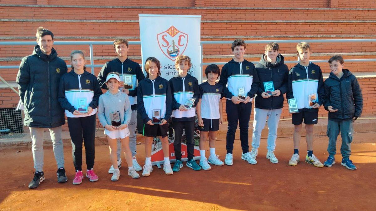 Seis títulos para el CT Lleida en el Másters Provincial de tenis