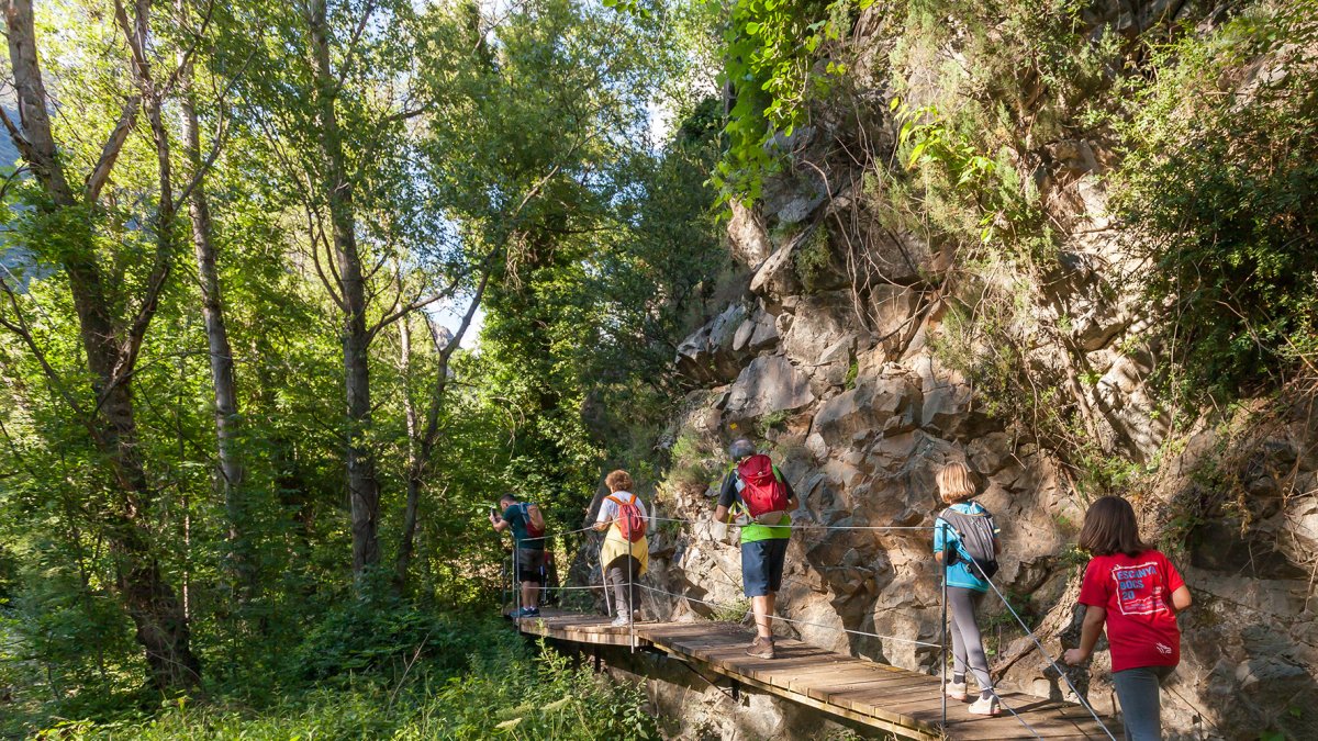 Un dels camins del projecte ‘Camina Pirineus’. - C.C.A.U
