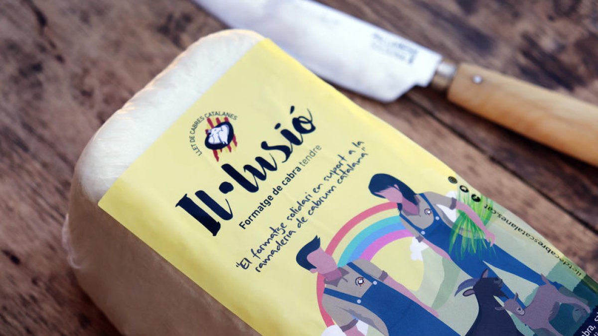 pastura. Les més de vuit-centes cabres de Cal Quitèria mengen el farratge que ells mateixos produeixen.