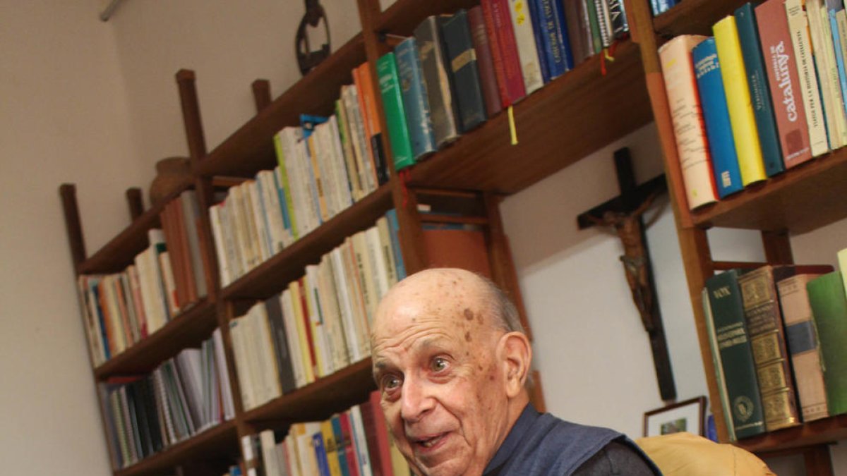 Pare Joan Ribalta: “He viscut l’exili i el franquisme però el moment polític actual és dels pitjors”