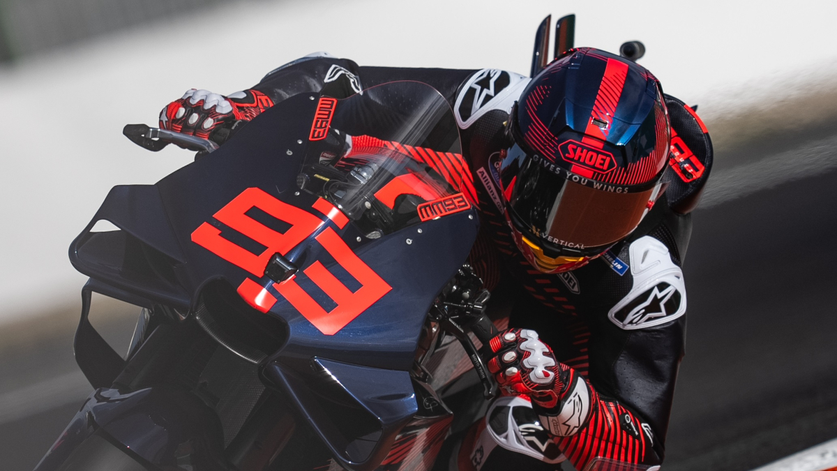 Marc Márquez va fer 49 voltes amb la Ducati de l’equip Gresini durant tota la jornada. - EUROPA PRESS