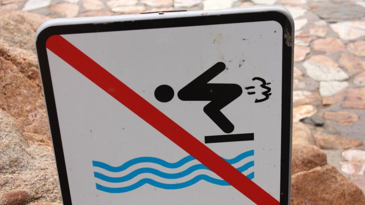 Un senyal customitzat, a Tamariu