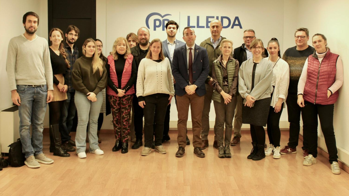 El PP de Lleida ha celebrat un esmorzar per als mitjans de comunicació per celebrar el Nadal.
