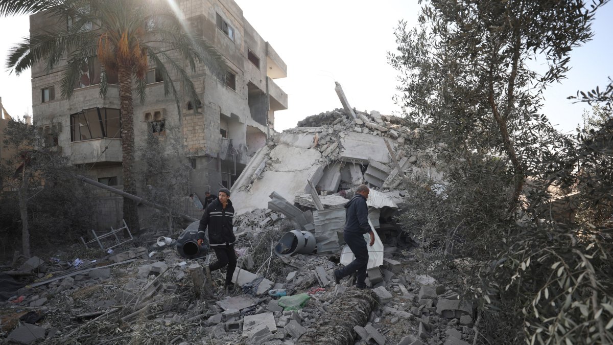Imagen de archivo de Gaza durante la guerra entre Hamás e Israel