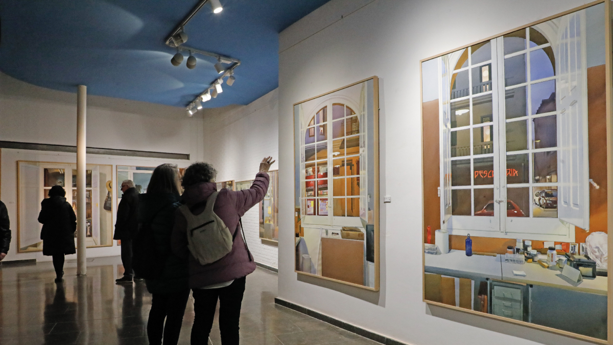 La exposición de Ureña en el Espai Cavallers de Lleida podrá visitarse hasta el próximo 31 de enero. - AMADO FORROLLA
