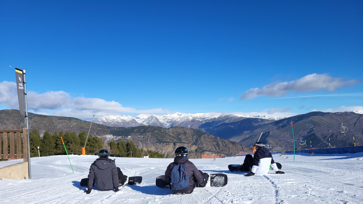 Esquiadors a Espot Esquí