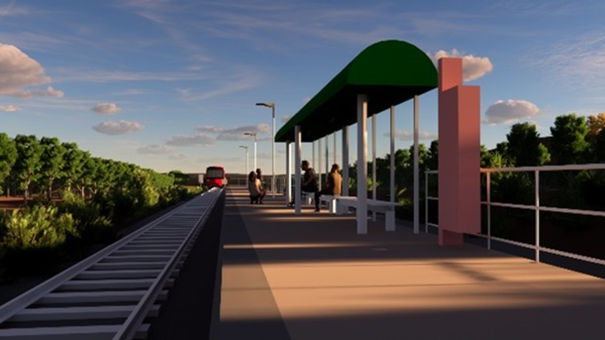 Imatge virtual del futur baixador.