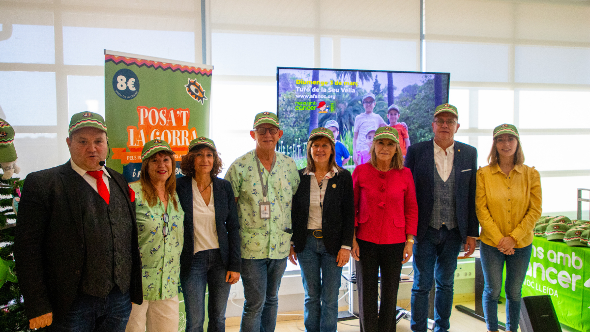La presentació del ‘Posa’t la gorra’, ahir a l’Arnau de Vilanova. - GERARD HOYAS
