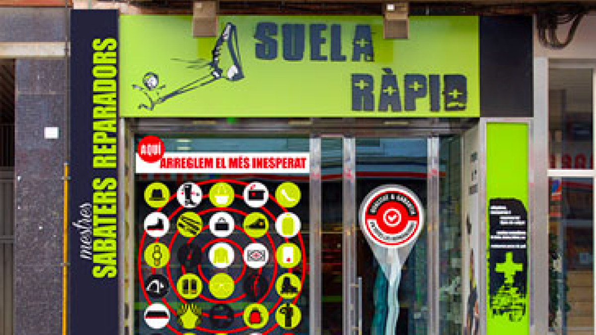 La botiga Suela-Ràpid, a Mollerussa.