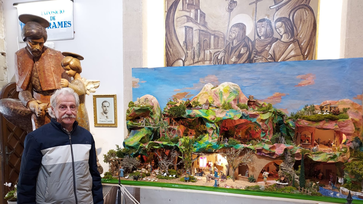 Mostra de pessebres a la capella del Peu del Romeu - J.M. CURRIÀ