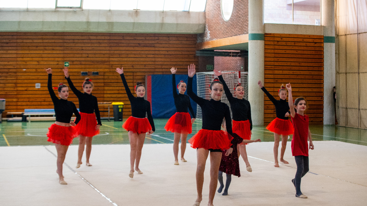 Una actuació del Festivalgim d’Hivern a INEFC Lleida. - GERARD HOYAS