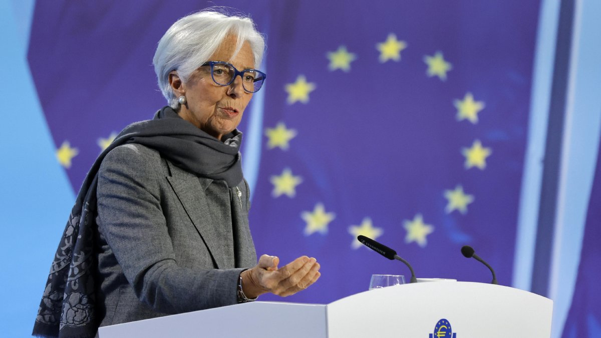 La presidenta del Banc Central Europeu (BCE), Christine Lagarde. - EFE