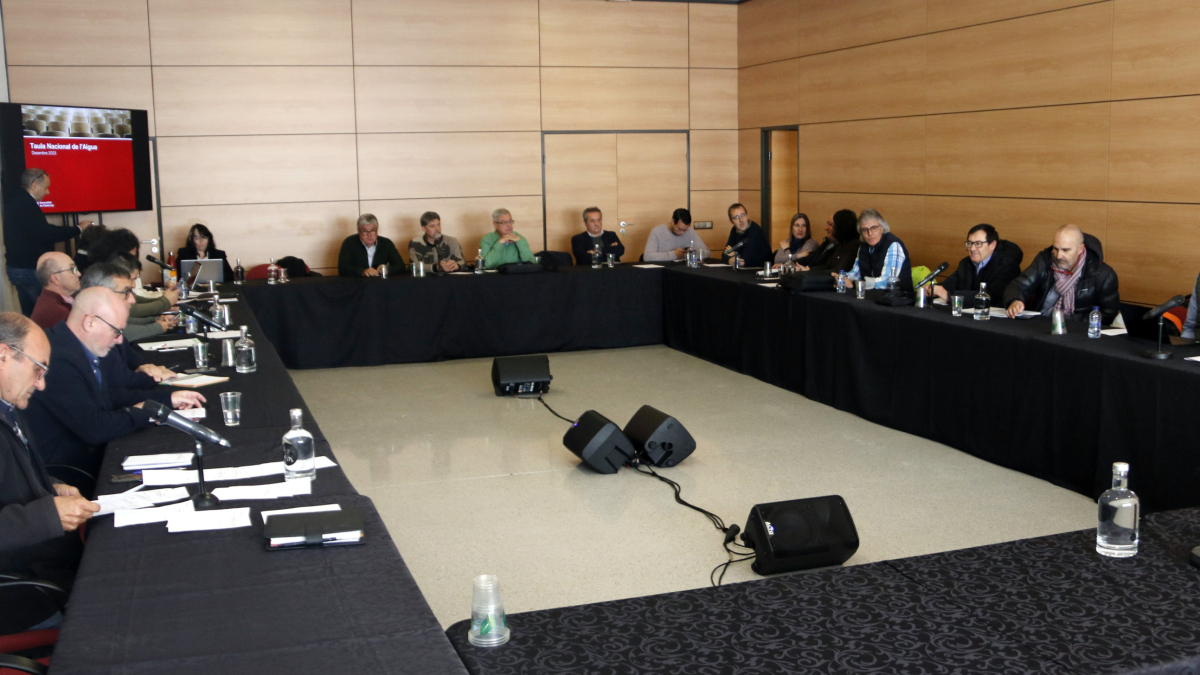 Reunió de la comissió territorial de Lleida de la Taula Nacional de l'Aigua