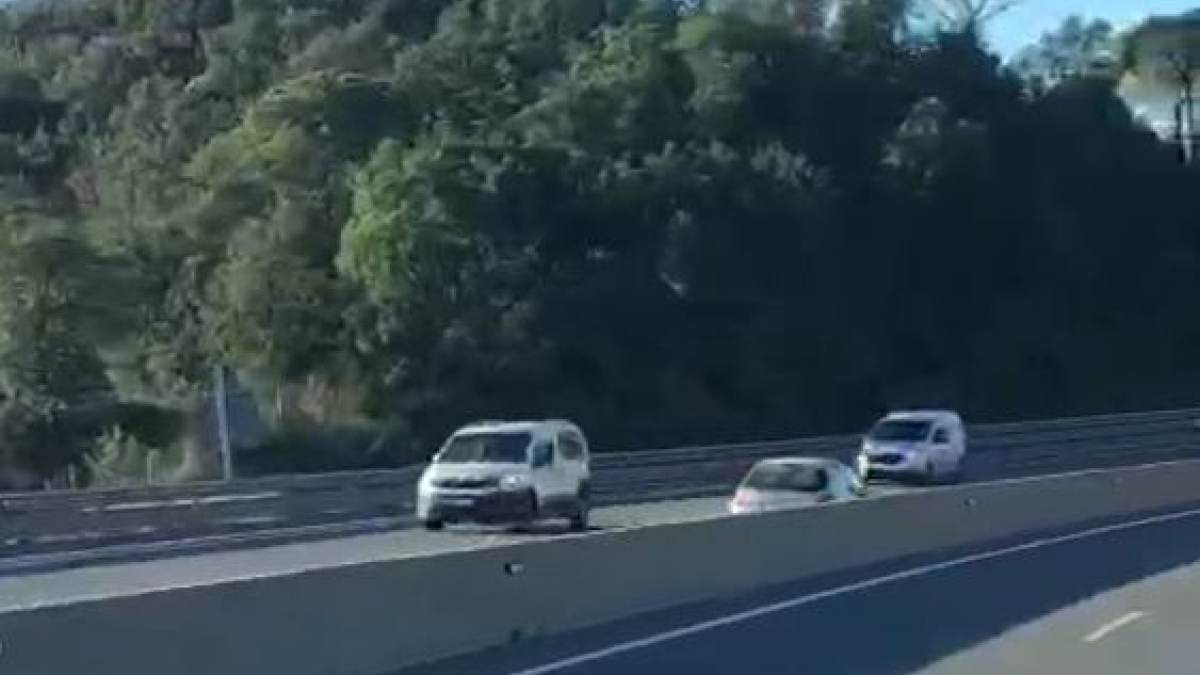 El vehicle circulant a contra direcció a Platja d'Aro