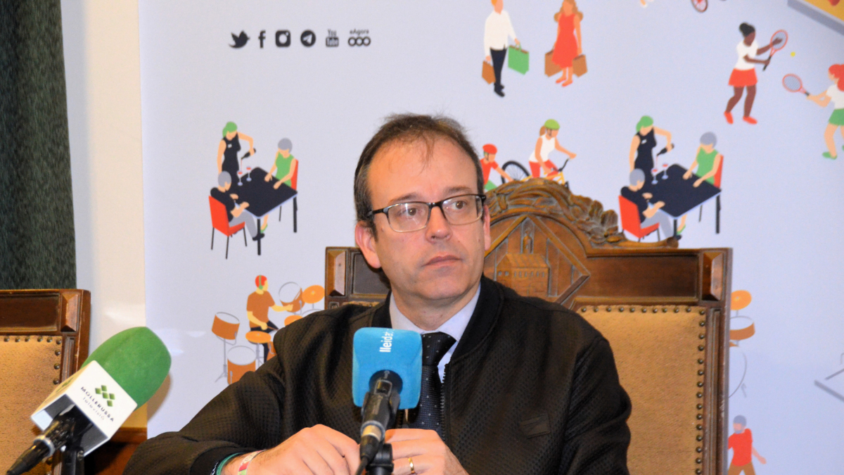 El alcalde de Mollerussa, Marc Solsona.