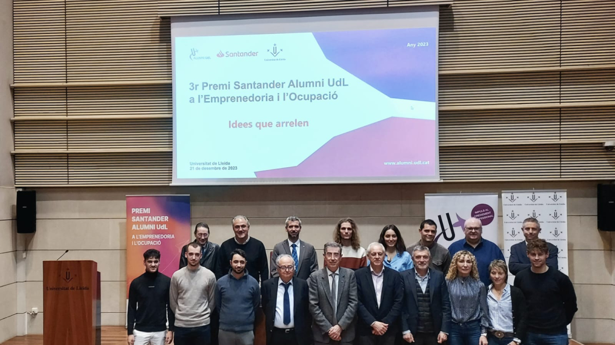 Premis Santander Alumni a la UdL - JOSEP MARIA CURRIÀ
