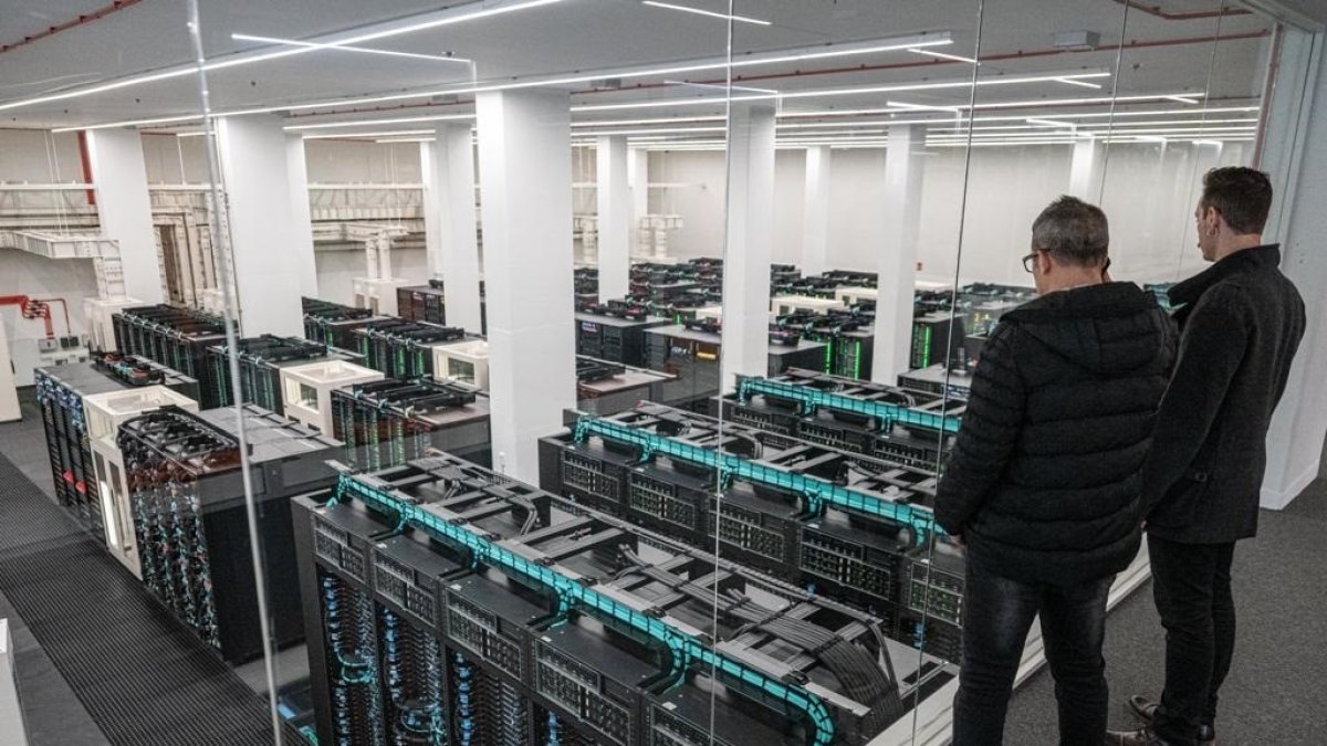 El MareNostrum 5 ocupa unos 800 metros cuadrados. - EUROPA PRESS
