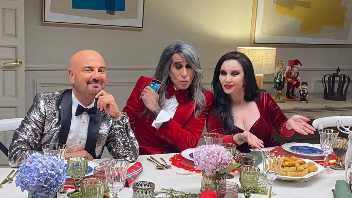 Alaska, Mario i el director de ‘Lecturas’. - SEGRE