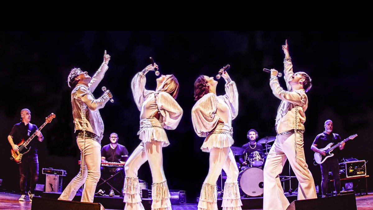 El Teatre Cúpula Arenas de Barcelona despedirá el año con una de las mejores bandas de tributo a Abba. - LA CÚPULA