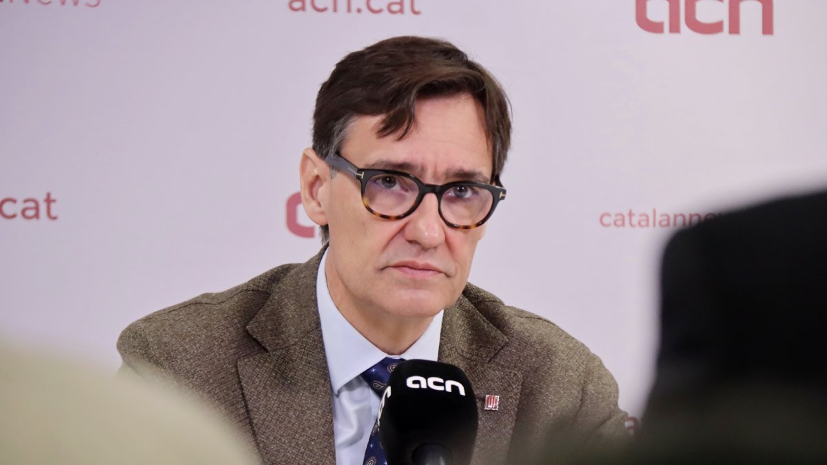 Salvador Illa. - FRANCESC VOLTAS/ACN