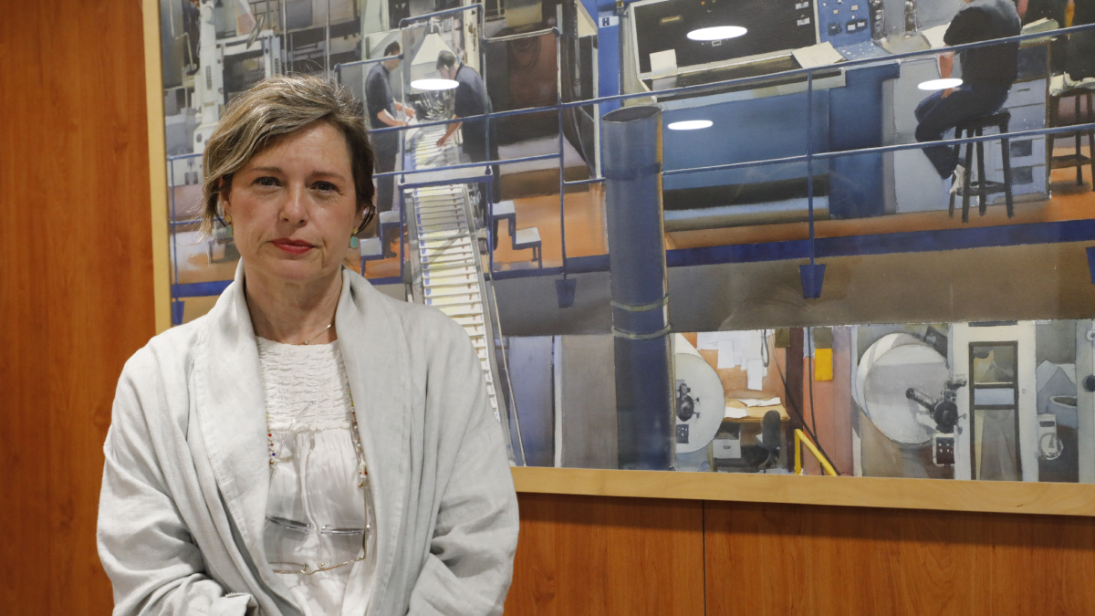 La presidenta de la CHE, María Dolores Pascual. - AMADO FORROLLA