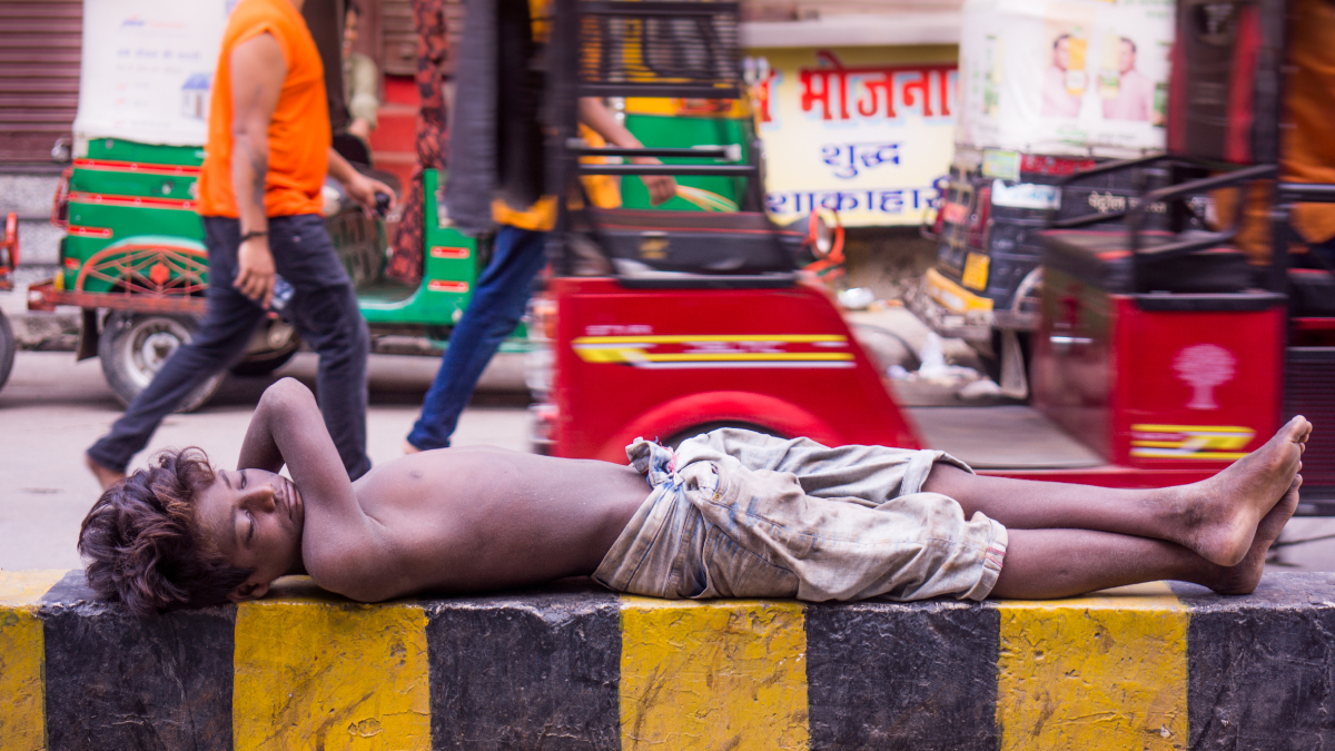 Sleeping in the middle of the road’, medalla de plata en el concurso de fotografía de Nueva York