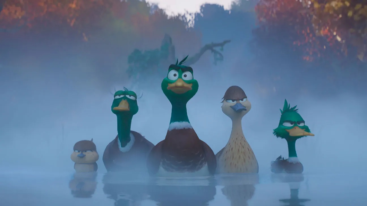 La família d’ànecs protagonista del film d’animació ‘Migración'.