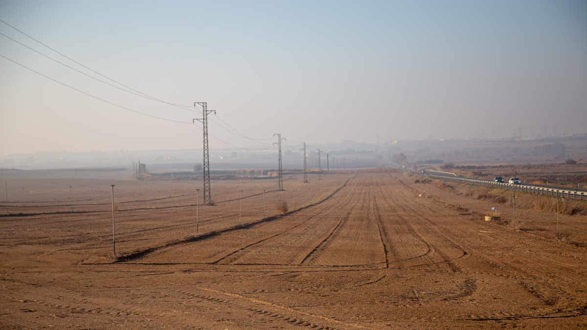 Part de la zona on està previst el futur polígon de Torreblanca. - JORDI ECHEVARRIA