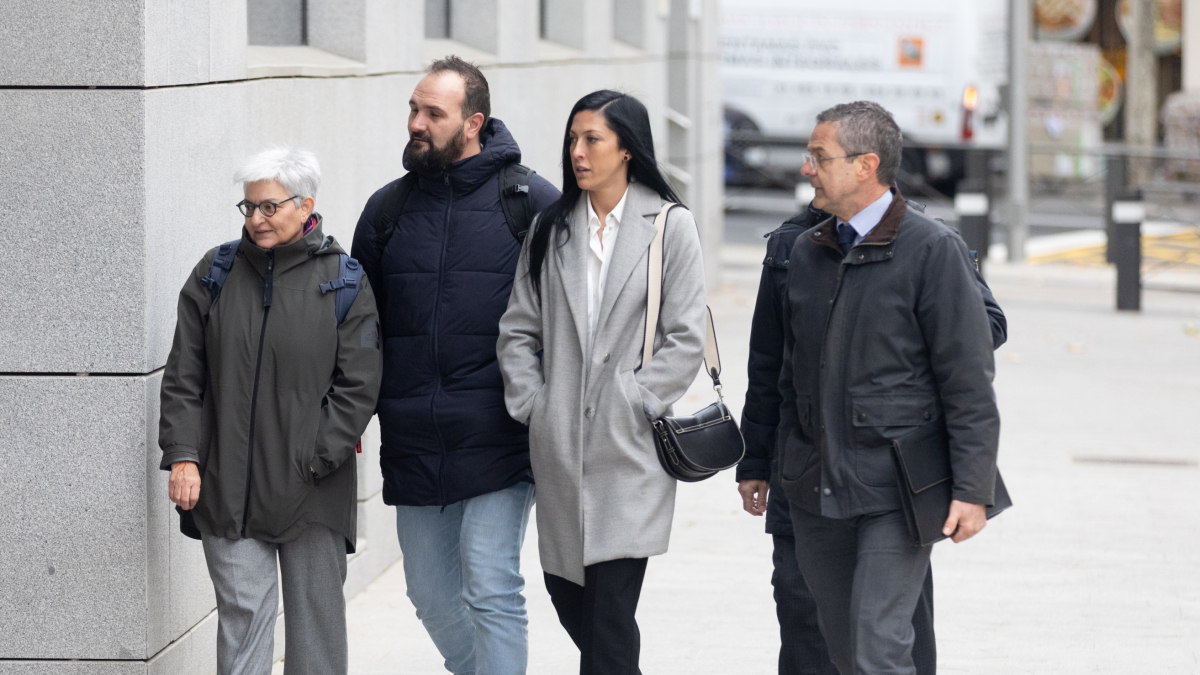 La futbolista Jenni Hermoso, a su llegada a la Audiencia Nacional para declarar por el 'caso Rubiales'.