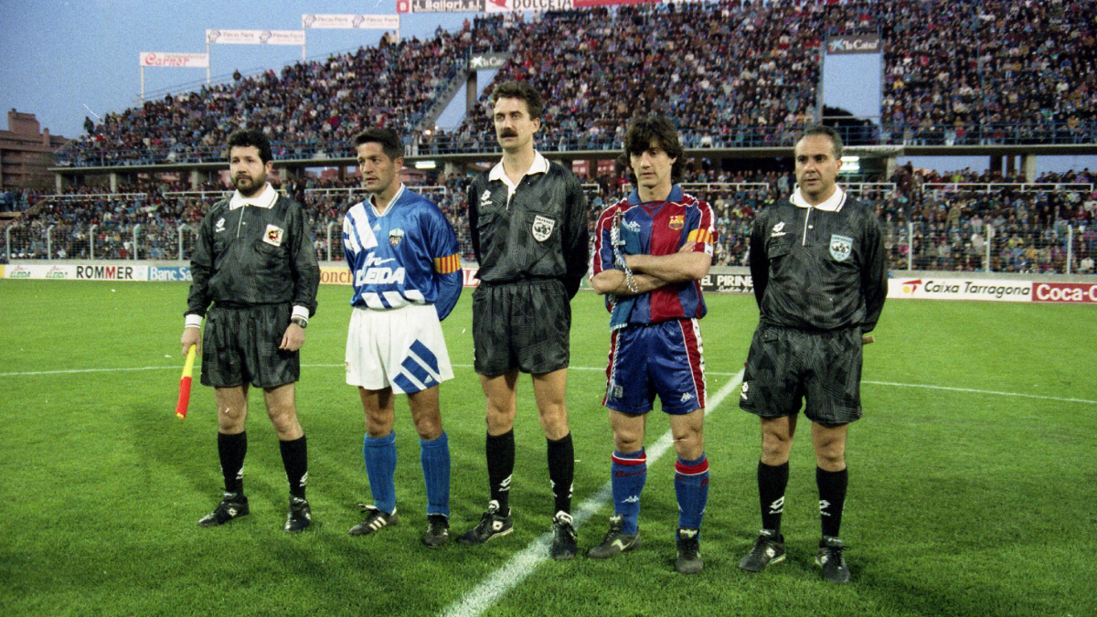 Reunidos los hijos de los capitanes del Lleida-Barça