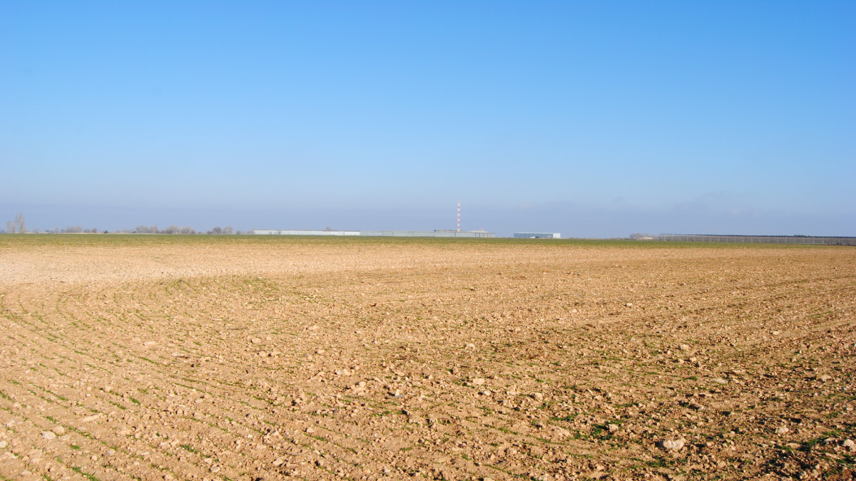 La parcel·la en la qual es preveu la instal·lació dels panells solars. - E. F.