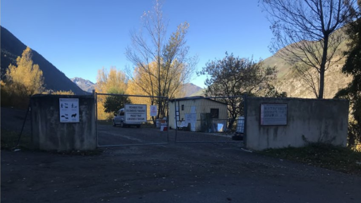 Imatge actual de l’entrada de la deixalleria a Gessa. - CGA