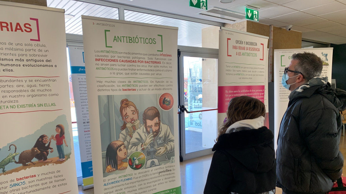La exposición se puede ver en el vestíbulo del Arnau. - ICS