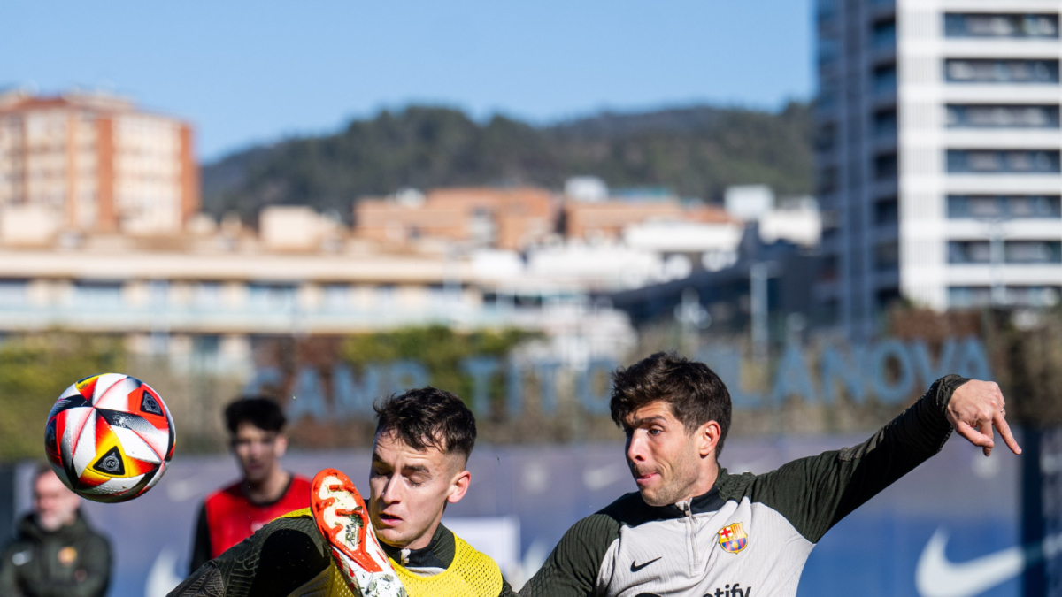 L’equip es va entrenar ahir abans de viatjar cap a l’Aràbia Saudita. - FC BARCELONA