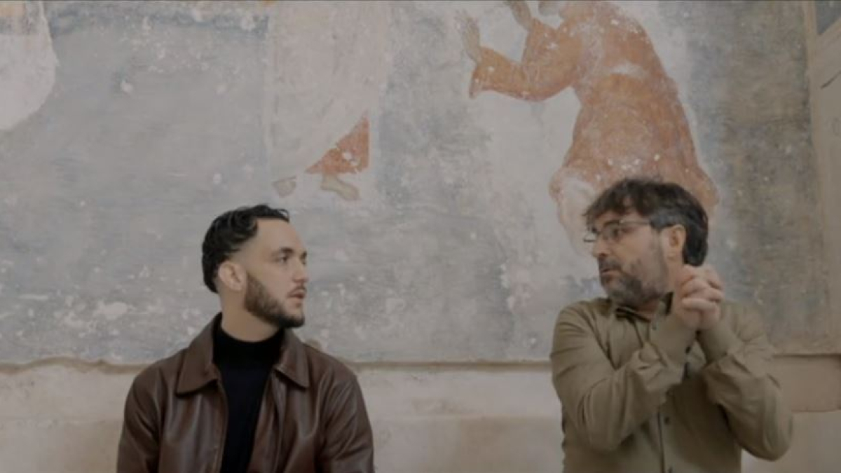 C. Tangana y Jordi Évole, en el anuncio de la nueva temporada. - ATRESMEDIA
