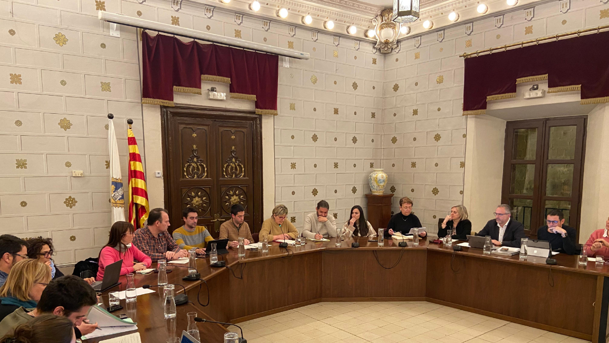 El ple celebrat ahir a la Seu d’Urgell per aprovar el pressupost d’aquest any. - M. R.
