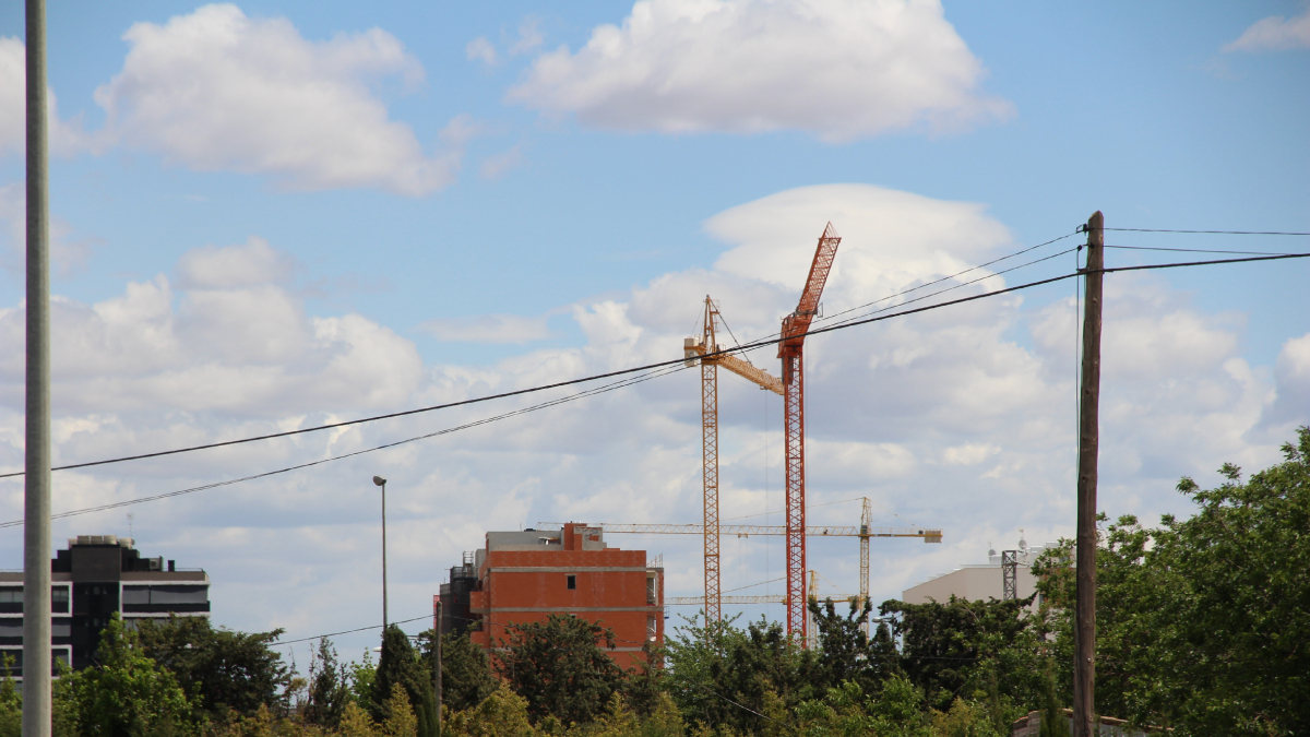 Imatge d’arxiu d’habitatges en construcció a Lleida. - SEGRE