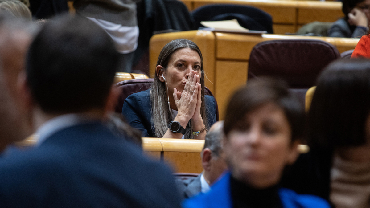 La portavoz de Junts, Míriam Nogueras. 