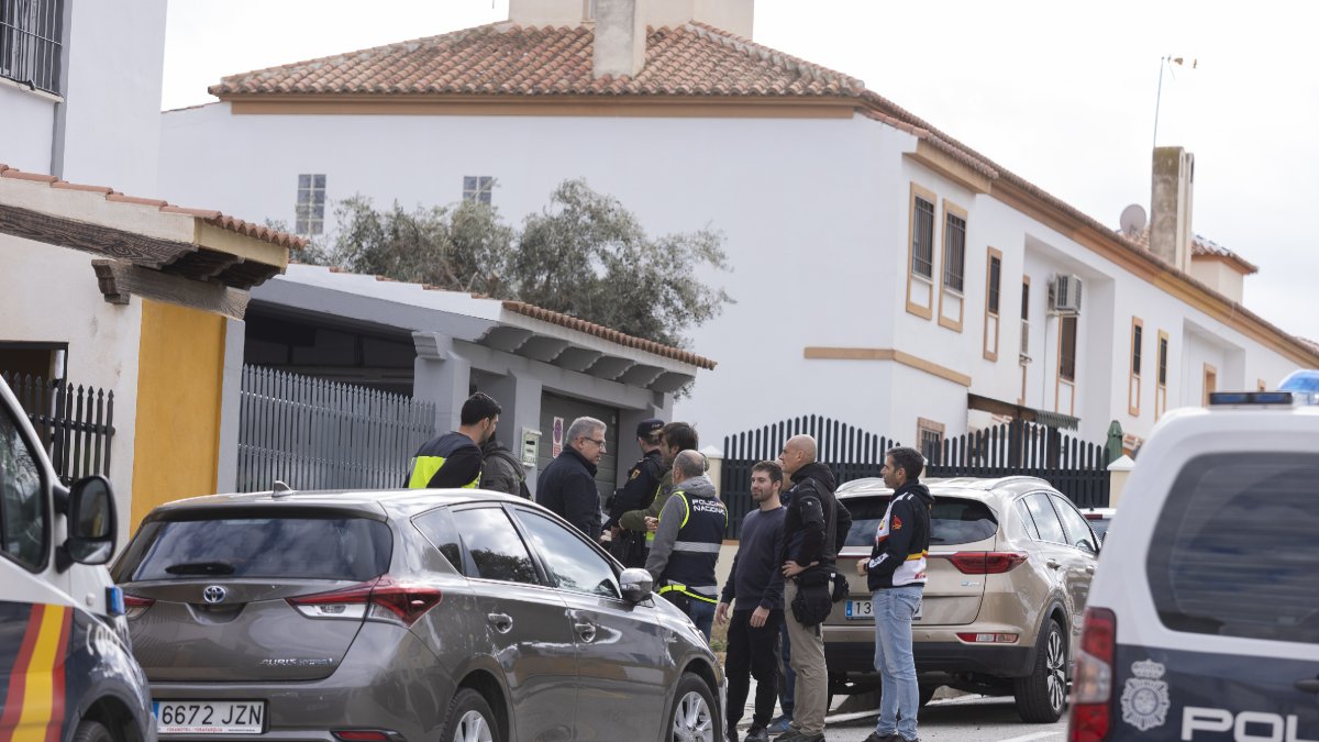 La finca en la qual l’home es va penjar després del crim a Màlaga. - EFE