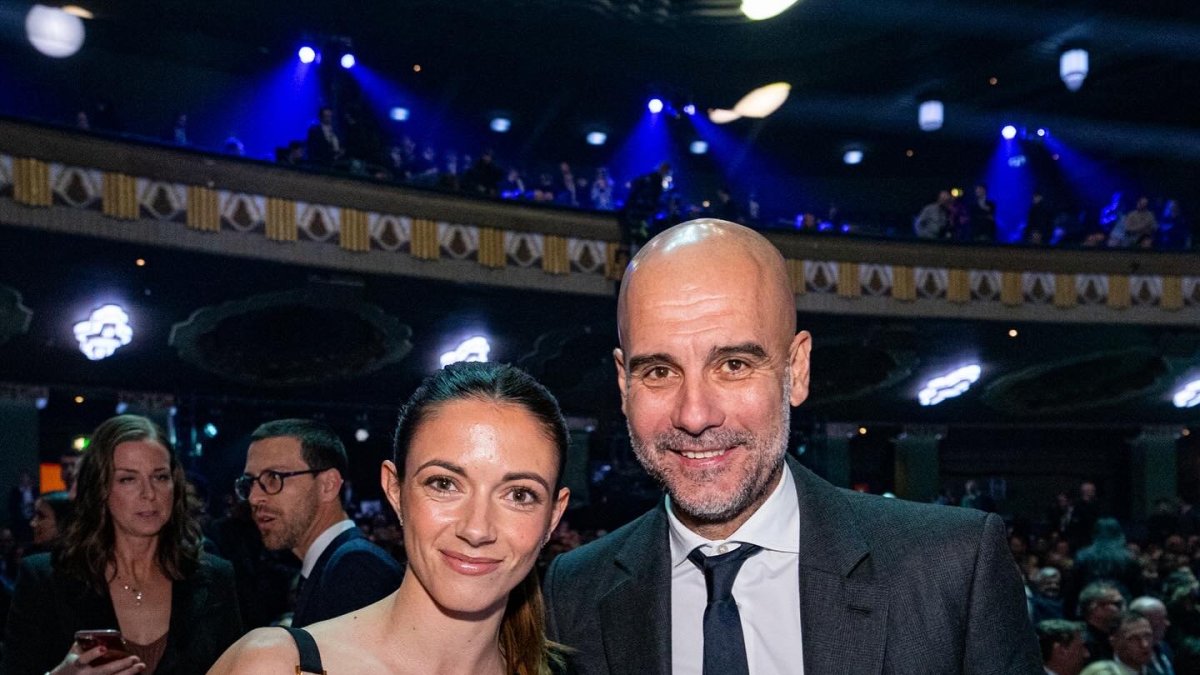 Bonmatí i Guardiola, després de guanyar tots dos el The Best.