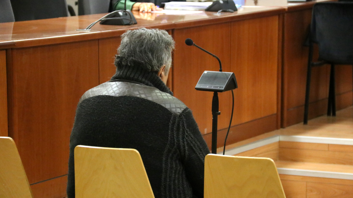 L'acusat durant el judici celebrat el 30 de novembre a l'Audiència de Lleida