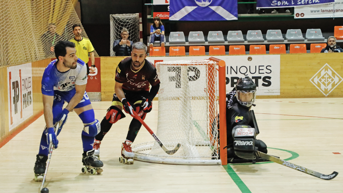 Xavi Aragonès firmó un ‘hat trick’ y fue determinante en la remontada final faltando poco más de tres minutos. - AMADO FORROLLA