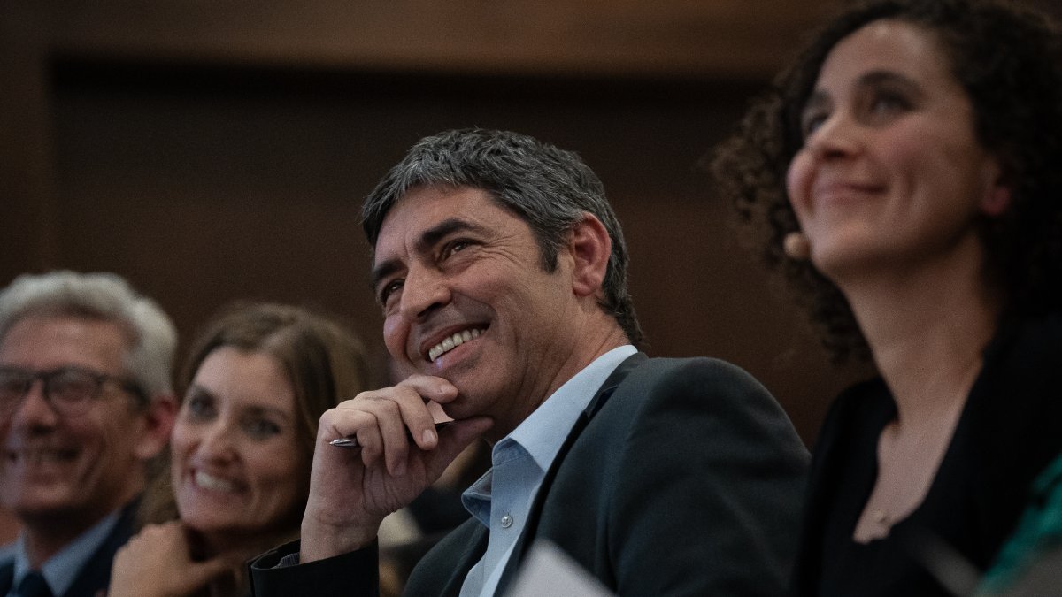 El excomisario Josep Lluís Trapero en un acto en Barcelona el pasado mes de diciembre. - EUROPA PRESS