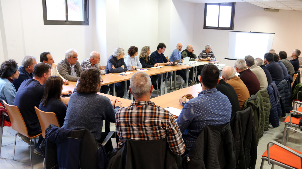 La sesión de la Taula dels Conills celebrada ayer en Lleida. - ACN