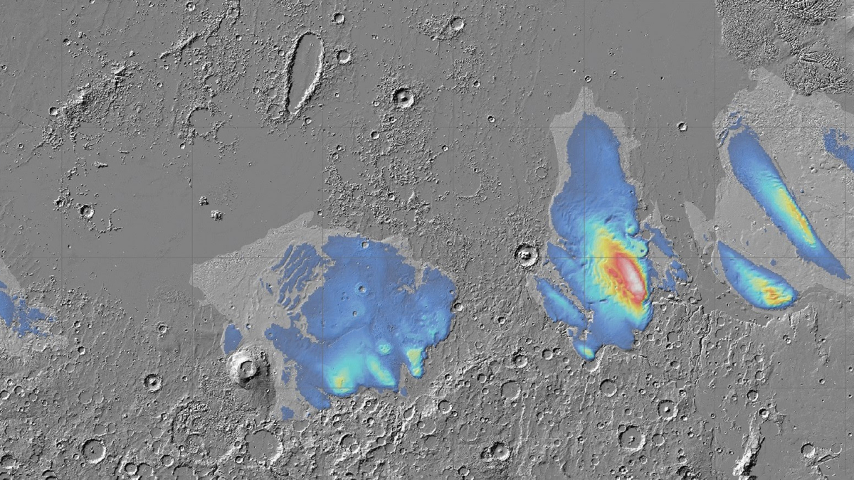 Mapa del espesor potencial del hielo en el MFF.