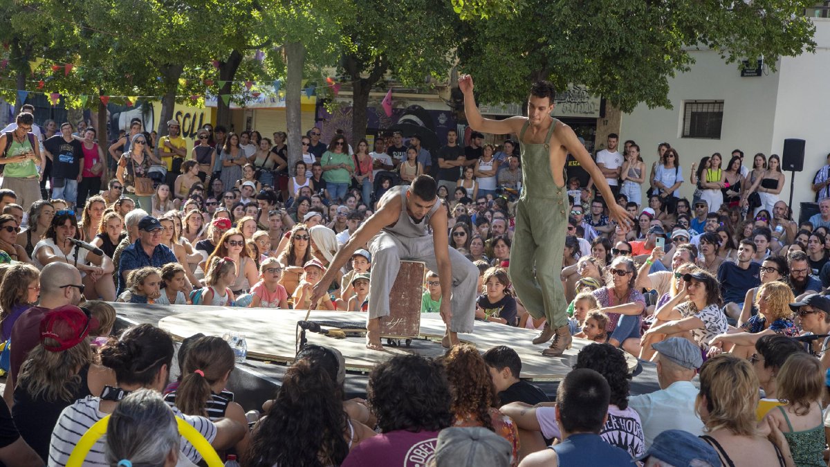 Un espectáculo al aire libre en FiraTàrrega el pasado septiembre. - X.SANTESMASSES/L.PEDRÓS