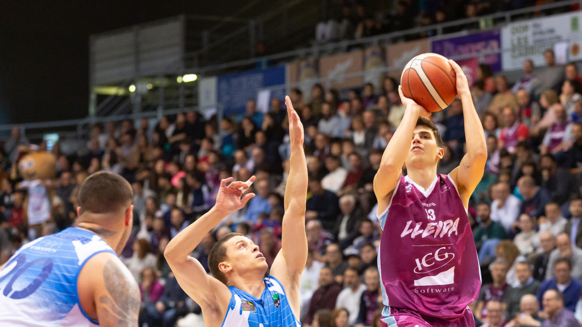 Imagen de archivo del Força Lleida en un partido