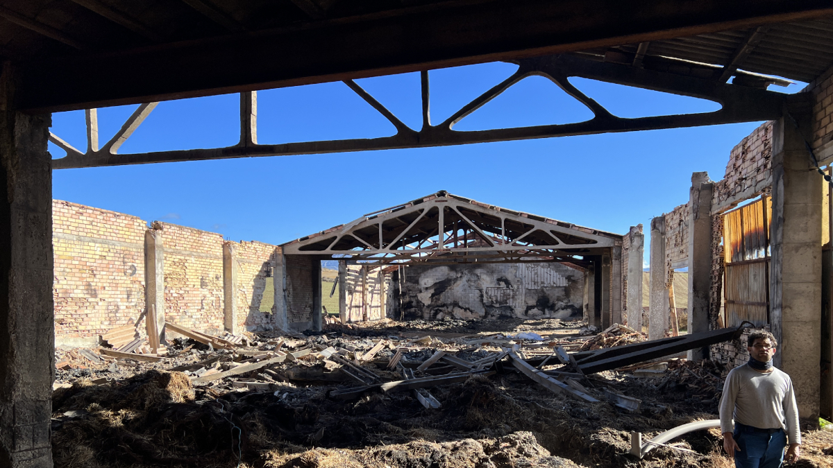 El magatzem de Toni Figuera es va cremar al setembre. - ACN/ MARTA LLUVICH