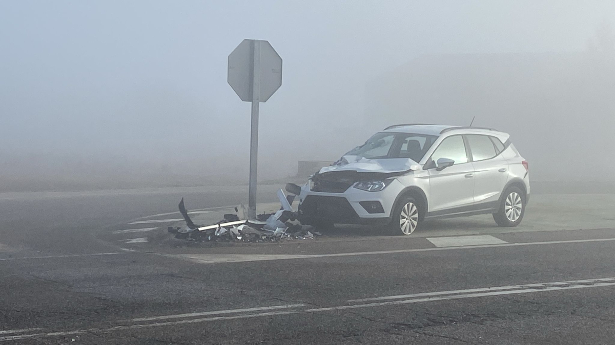 Un dels vehicles implicats en l'accident d'aquest dimarts a Juneda.